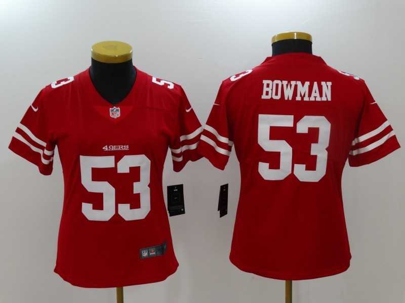 Women Limited Nike San Francisco 49ers #53 NaVorro Bowman Red Vapor Untouchable Player Jersey,We sell and wholesale Women Limited Nike San Francisco 49ers #53 NaVorro Bowman Red Vapor Untouchable Player Jersey on line form chian!